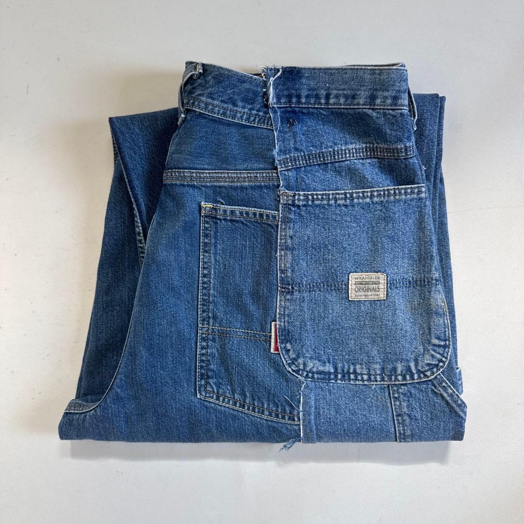 OLDPARK オールド パーク BAGGY PAINTER PANTS XL