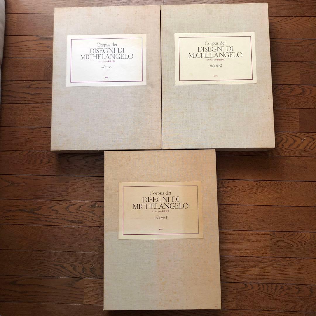 ミケランジェロ素描全集3巻