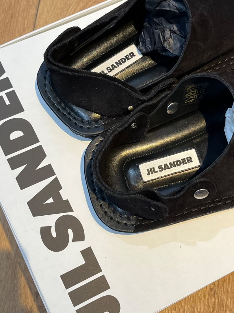 JILSANDER ジルサンダー　スエードサボサンダル　サイズ41