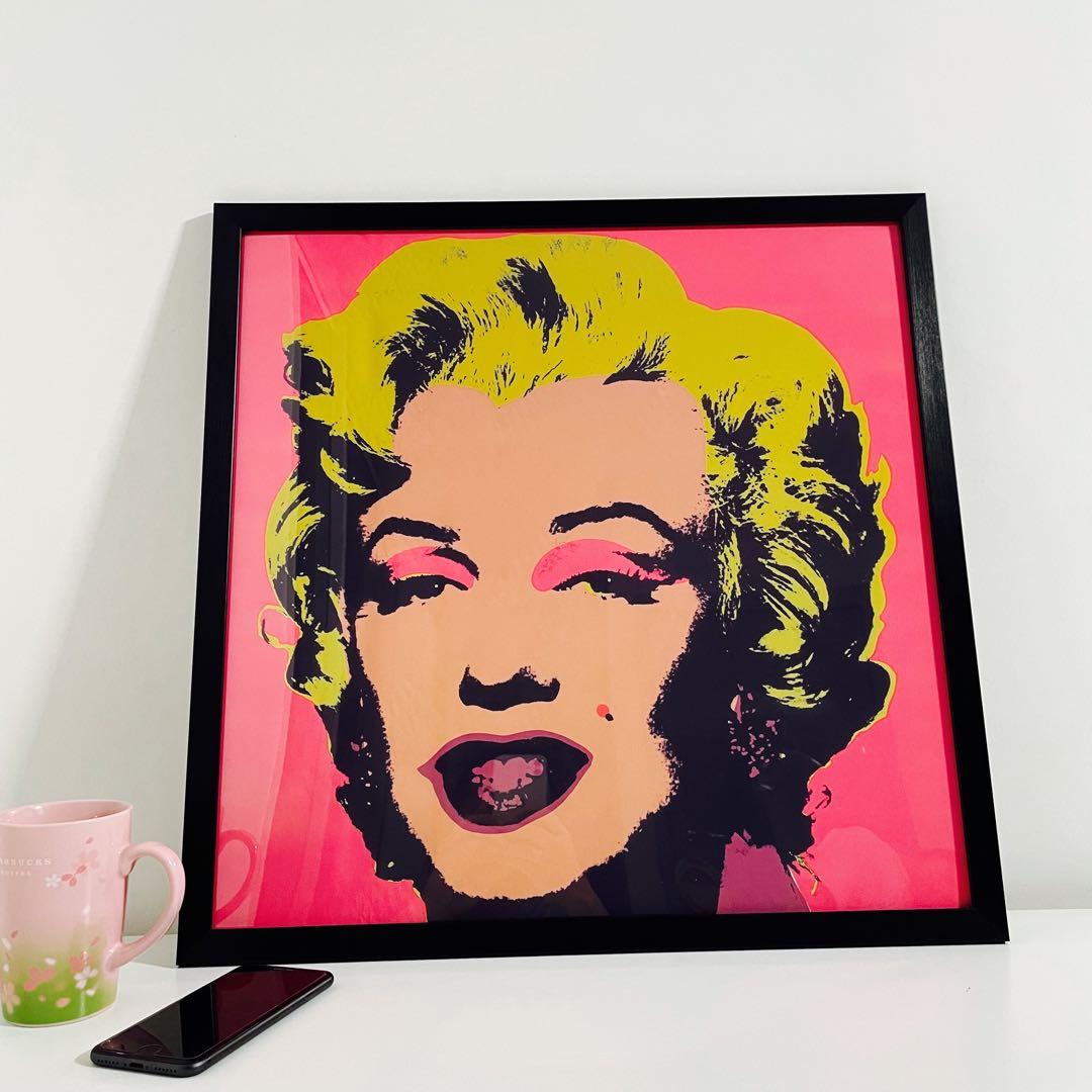 専用出品【額付50cm×50cmポスター】アンディ ウォーホル マリリンモンロー