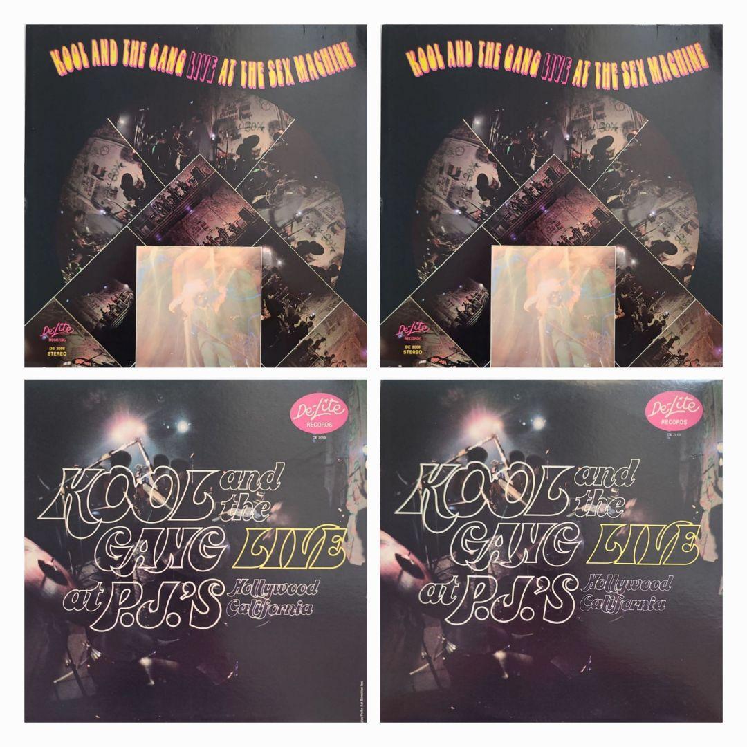 ★ＵＳオリジナル盤★ＫＯＯＬ＆ＴＨＥ ＧＡＮＧ 初期ＬＩＶＥアルバム２枚セット