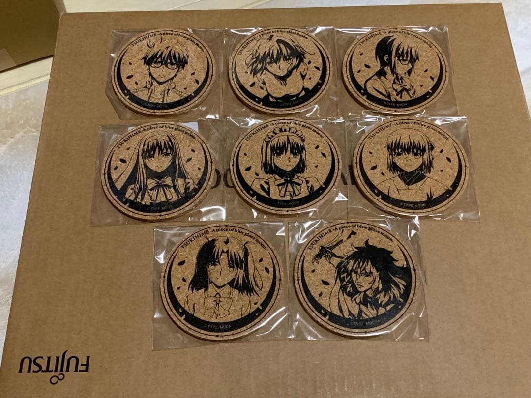 月姫 ufotable コラボカフェ コルクコースター　8種コンプ