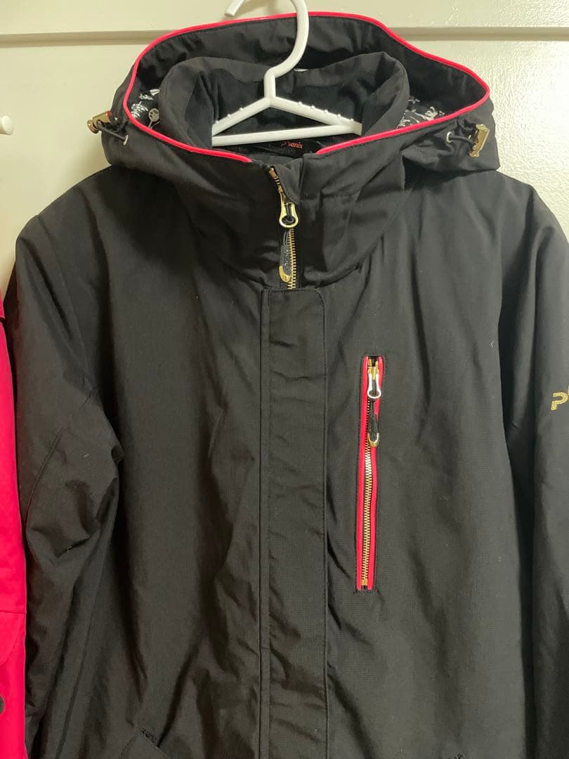 美品Phenix スノーボードウェアセット（黒・ピンク）L