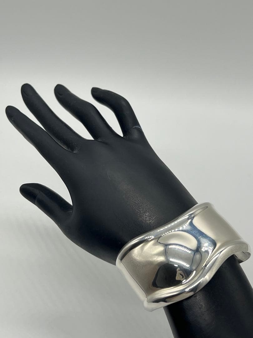 ティファニー TIFFANY エルサペレッティ ボーン カフ バングル スモール