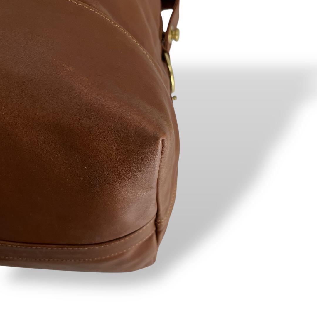 美品　オールドコーチ　ドイツホック　ボストンバッグ　旅行カバン　ブラウン　レザー