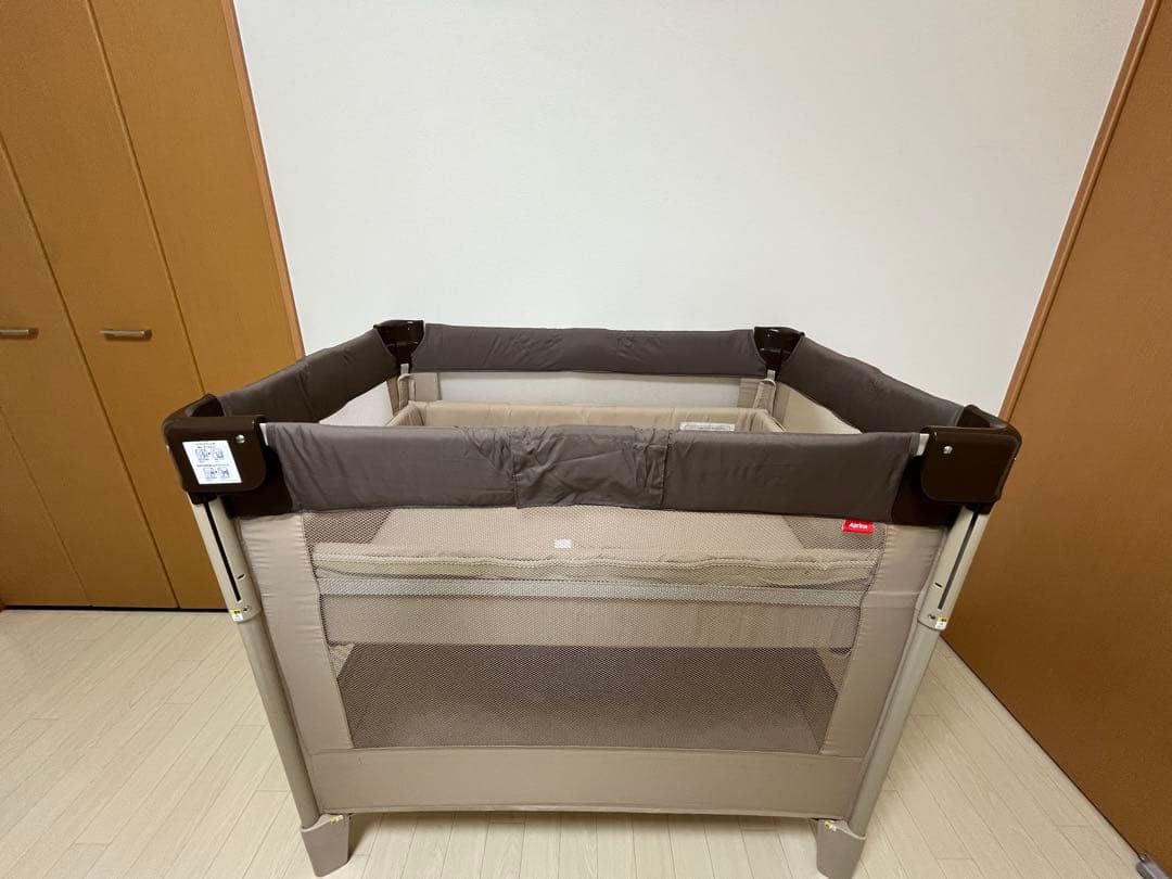 【美品】Aprica ココネルエアー　アップリカ　ベビーベッド