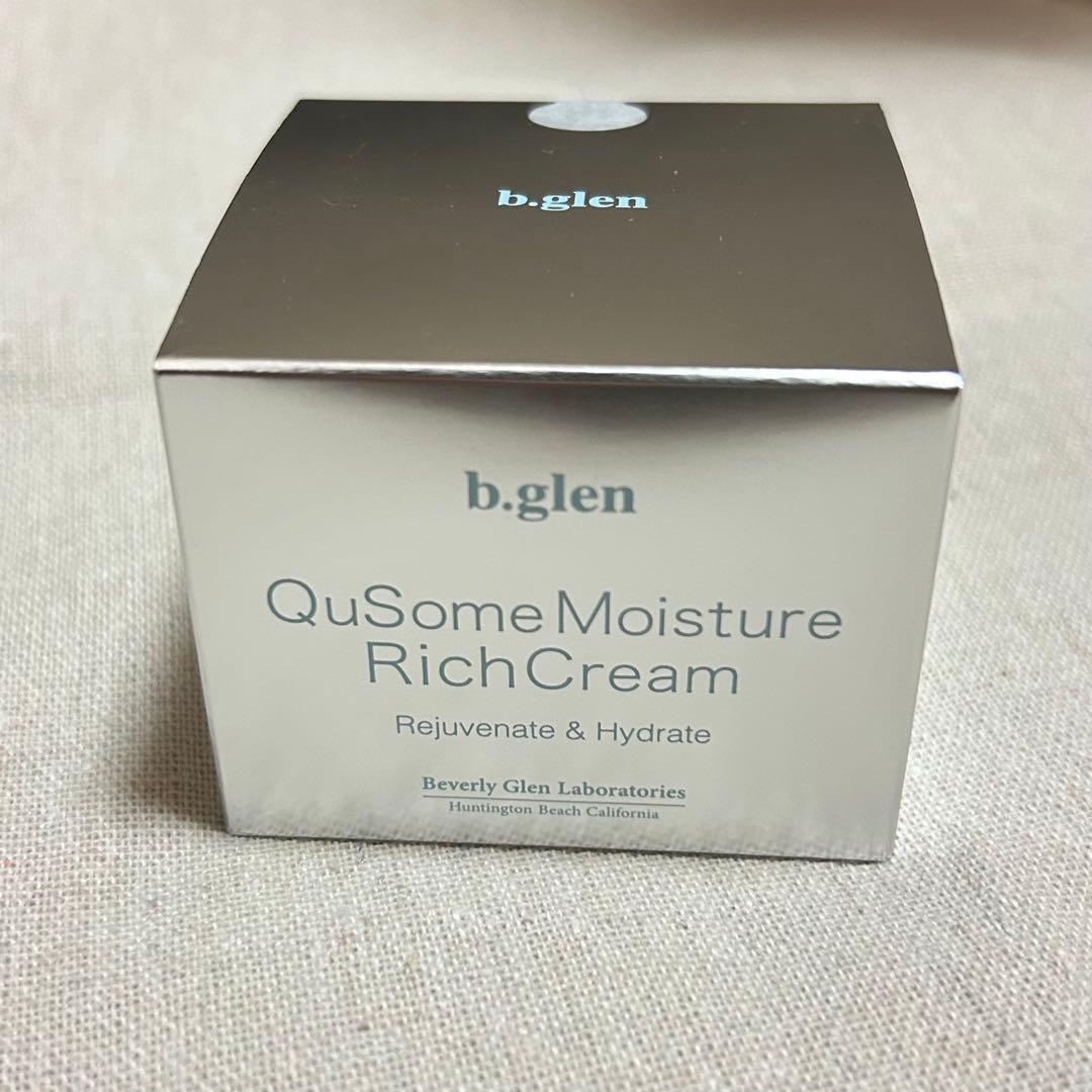 【b.glen】 QuSome モイスチャーリッチクリーム　新品未使用　匿名配送