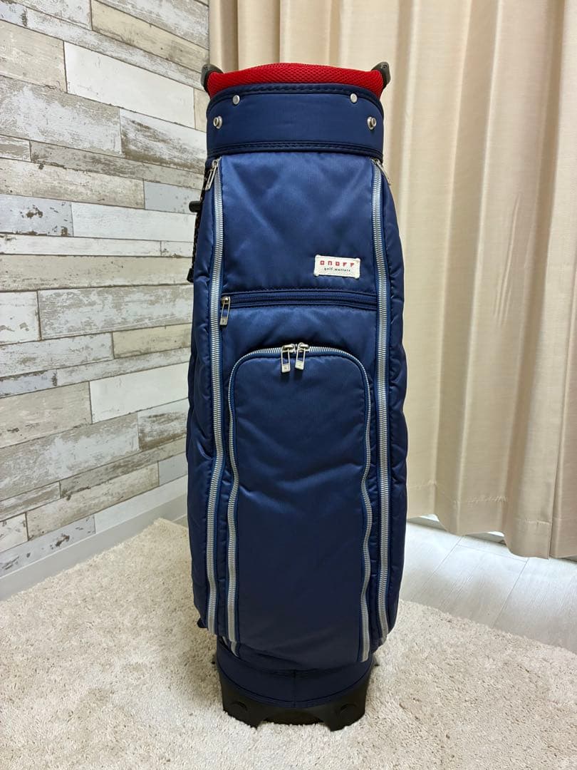 オノフ/ゴルフバッグ/ネイビー ロゴ入り