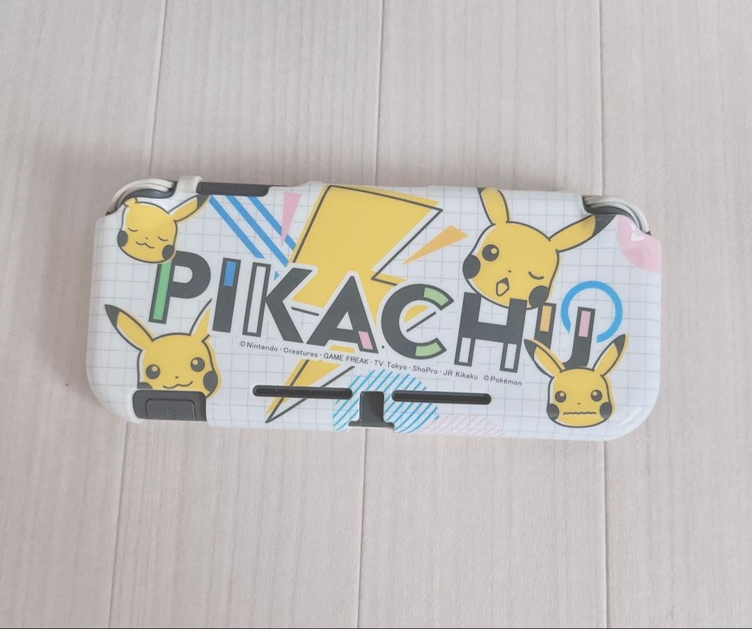 Nintendo Switch Lite 本体 グレー ポケモンカバー