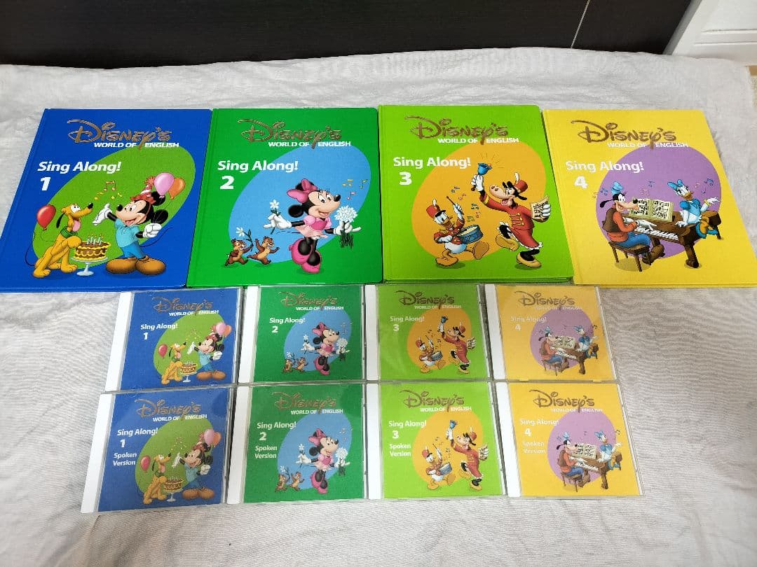 【DWE】本、DVD、CD　シングアロング一式　ディズニー英語システム