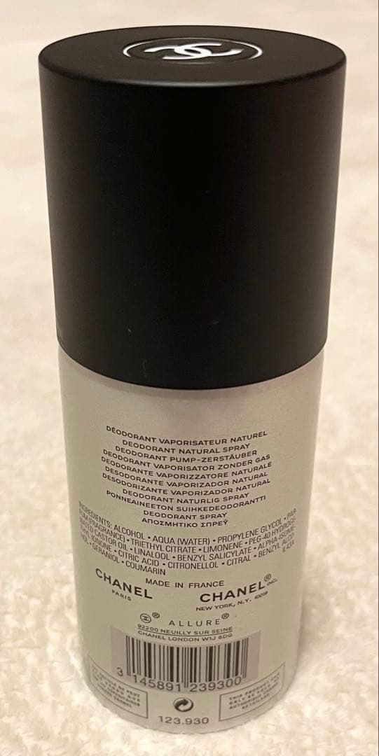 非売品 ALLURE HOMME SPORT デオドラントスプレー 100ml