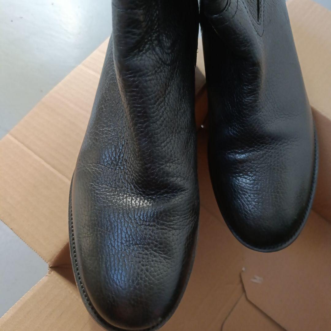 トリーバーチ　ブラック レザー ロングブーツ9M 26