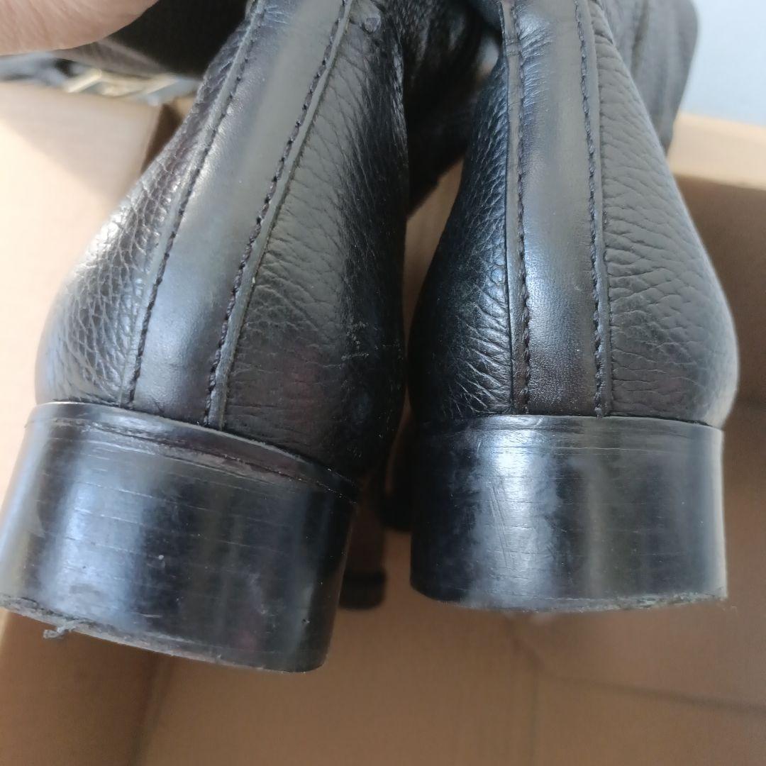 トリーバーチ　ブラック レザー ロングブーツ9M 26