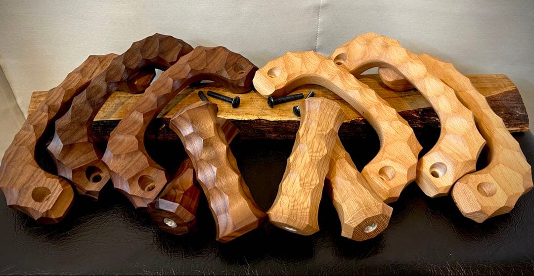 アシストグリップ　34本目！！名栗加工　天板　名栗加工依頼1品