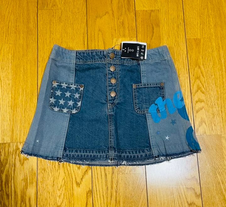 ヒステリックグラマー Super Hys デニムミニスカート チアガールヒスミニ