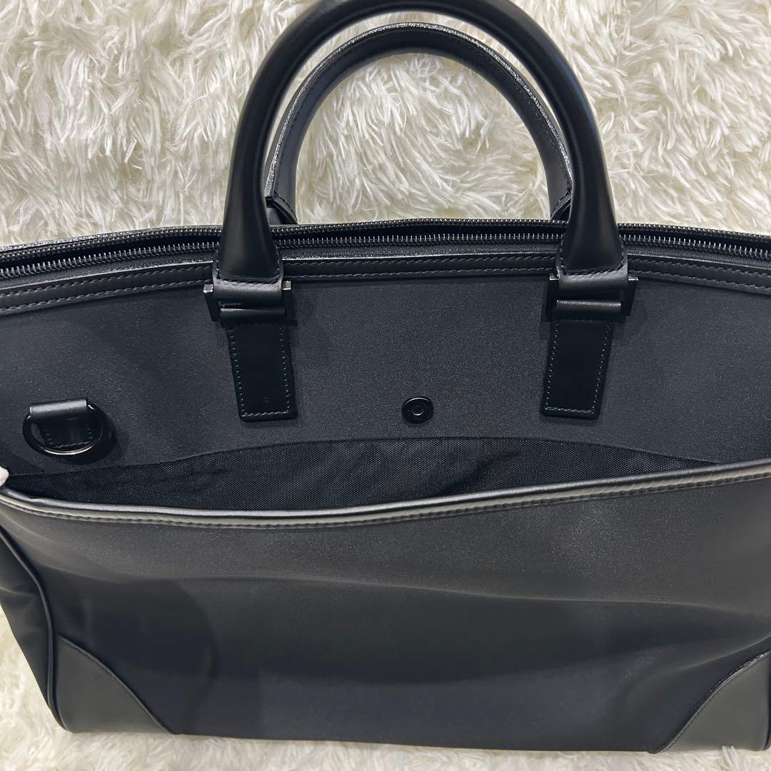 BURBERRY BLACKLABEL ビジネスバッグ ノバチェック 美品 黒