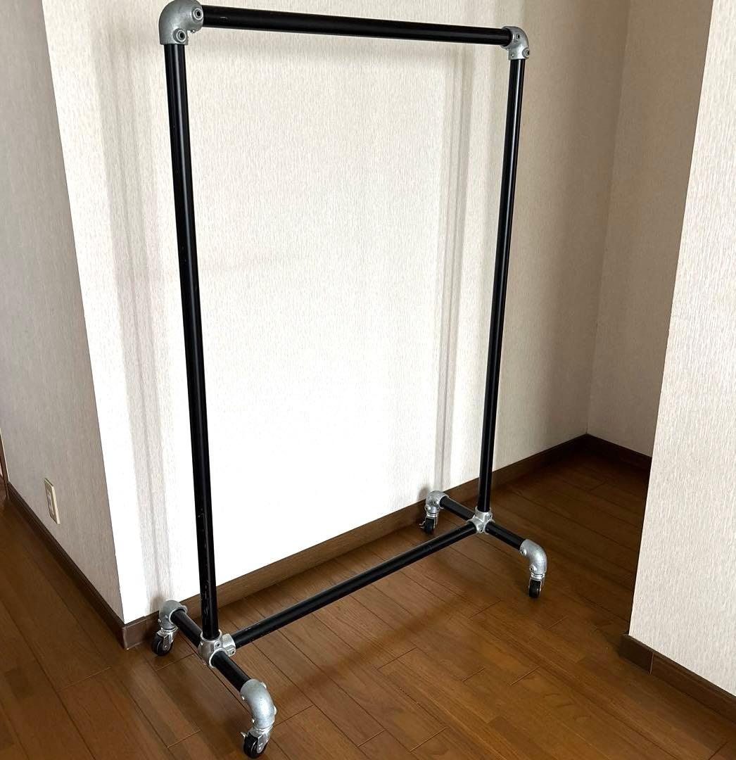 ひ*。様 ハンガーラック アイアン パイプ ガス管 店舗 什器 インダストリアル