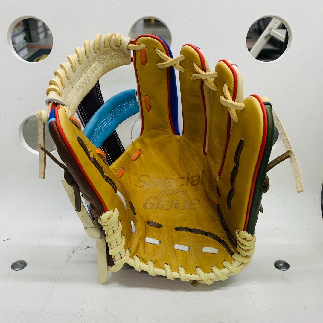 エスエスケイ　限定カラー　軟式用　内野手用　761型　SMRC125　型付け済み