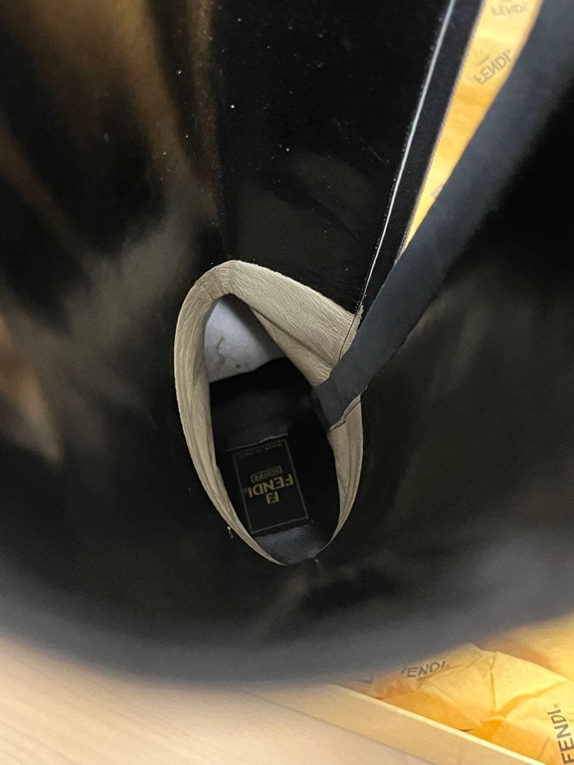 FENDI フェンディ　黒　ブラック　ロングブーツ　6.5