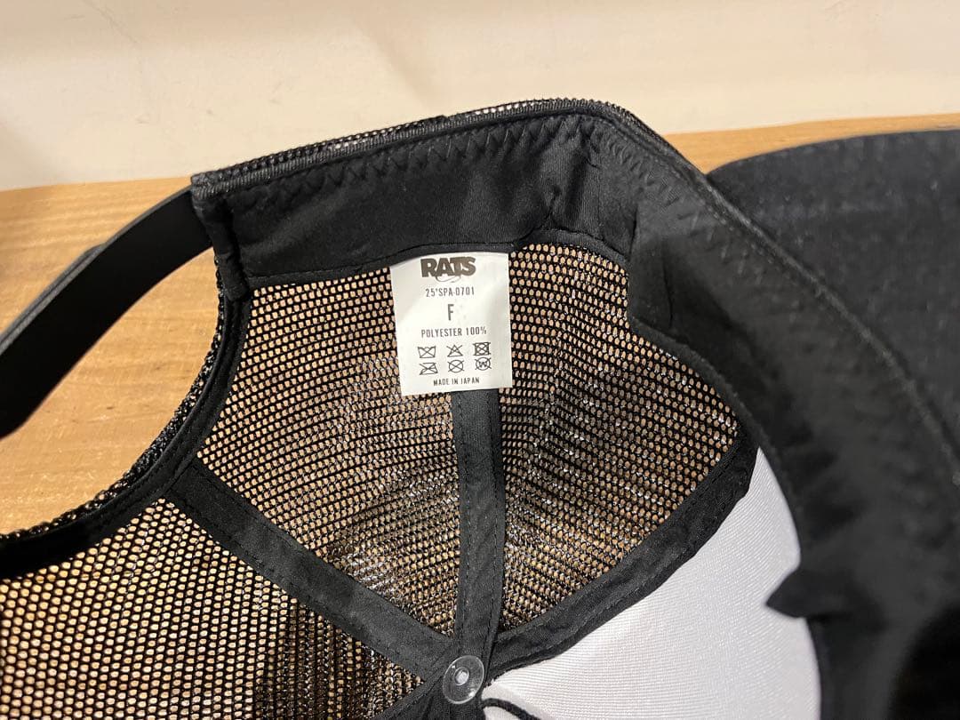 RATS WAY OF LIFE MESH CAP 新品未使用 25ss 黒
