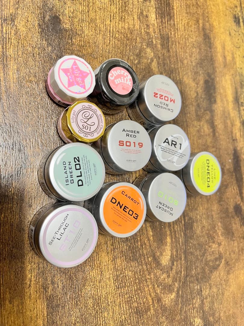 新品未使用＊パラジェル他/スプリングカラー11個セット