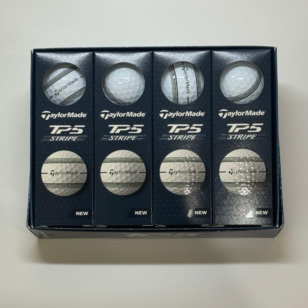 TaylorMade TP5 STRIPE ボール 日本仕様 2024