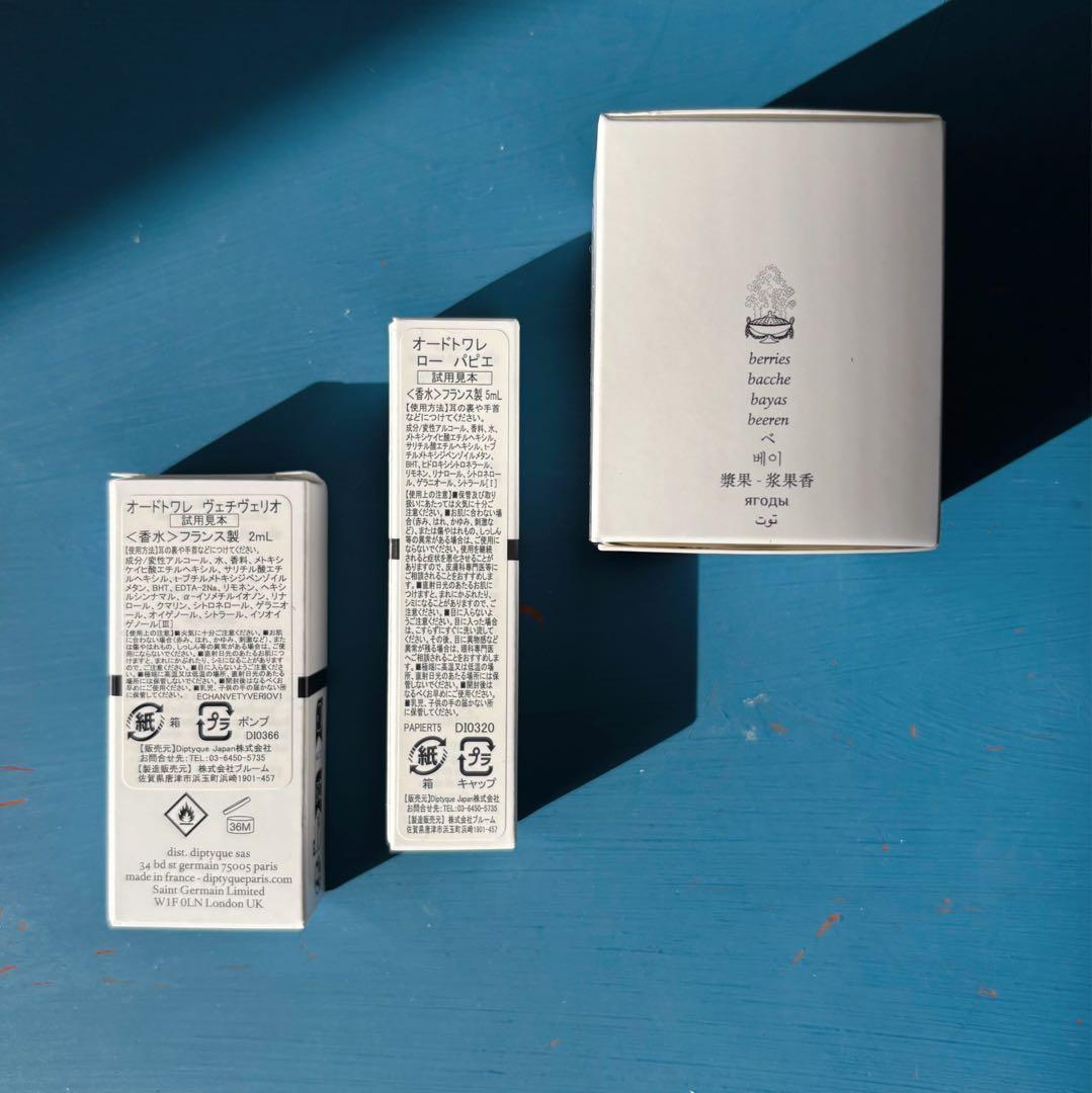 DIPTYQUE フレグランスキャンドル ヴェチヴェリオ ローパピエ