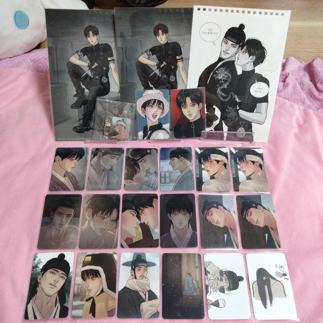 夜画帳 lezhin トレカ ver.1 & 黒卯暦 カレンダー セット