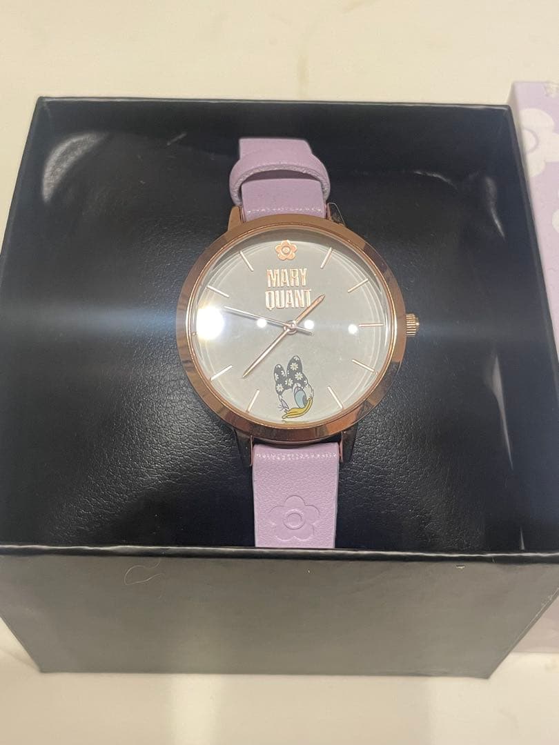 MARY QUANT ディズニーコラボ 時計 パープル