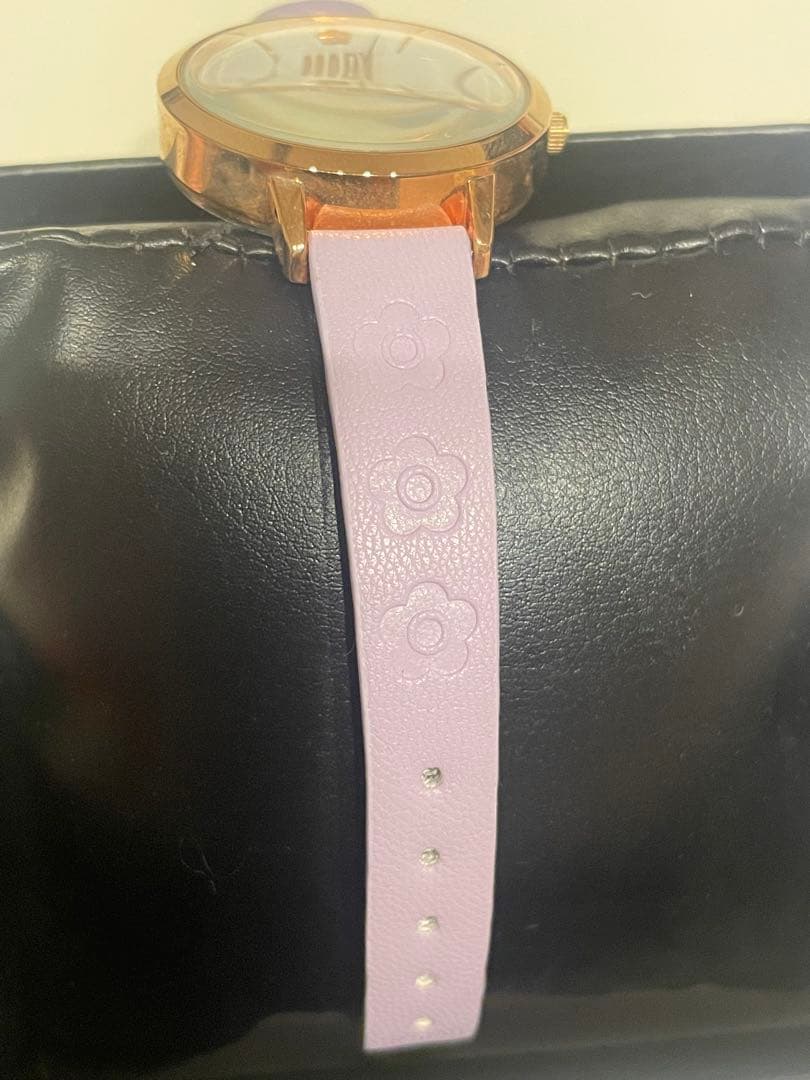 MARY QUANT ディズニーコラボ 時計 パープル