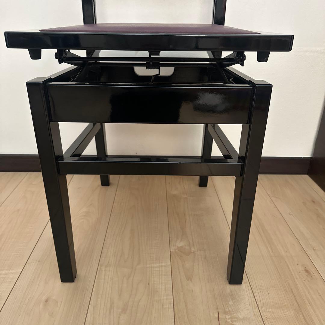 ピアノ椅子　背あり　高低　コンクール　ピーコック　peacock トムソン椅子