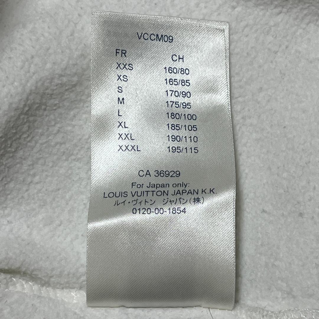 【極美品】 ルイヴィトン インサイドアウト サイズXL スウェット RM192Q