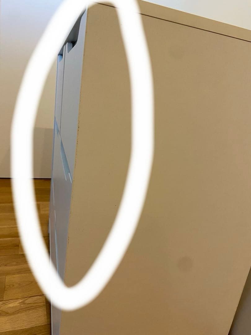 【IKEA】イケア ホワイト チェスト 合成樹脂製