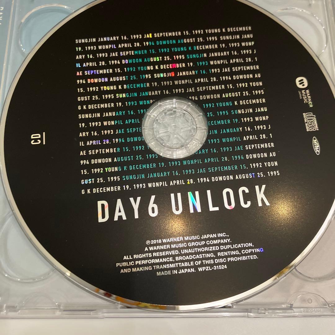 DAY6 JAPAN 1st ALBUM「UNLOCK」初回限定盤