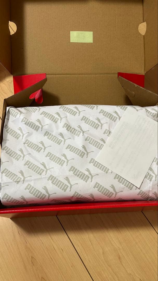 PUMA グレー×ホワイト スニーカー23.5