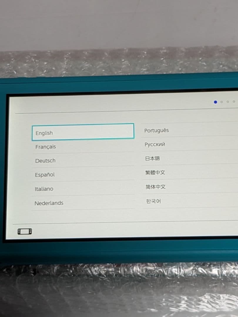 動作品 任天堂 Switch Lite まめきち＆つぶきち アロハ柄 ターコイズ