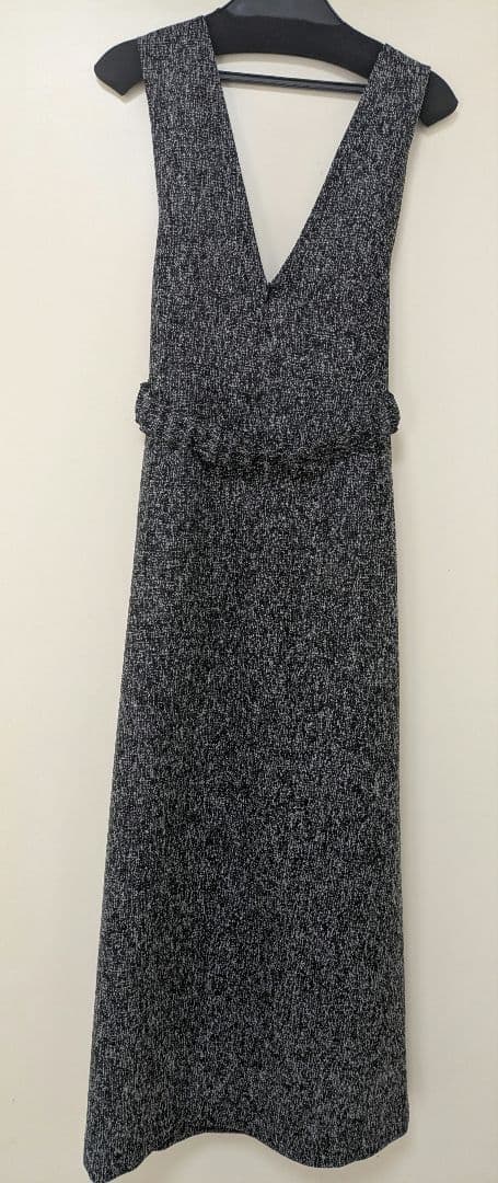 ベルト付Vネックジャンスカ　ナチュラルビューティーベーシック