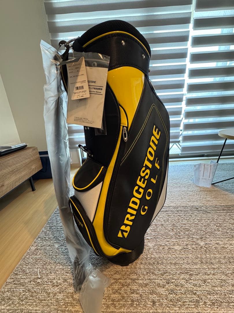 未使用‼︎新品BRIDGESTONE GOLF キャディバッグ ブラック/イエロー