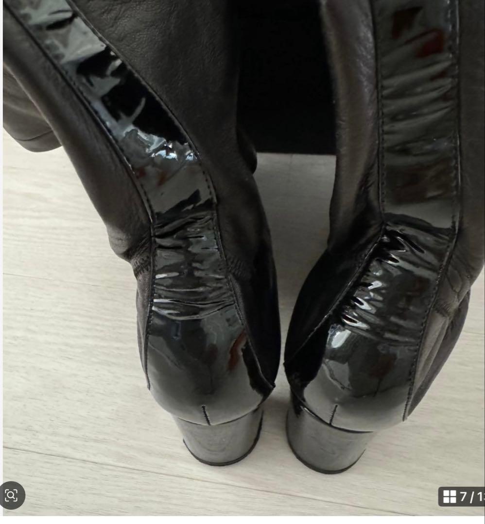 CHANEL 正規販売店購入ニーハイブーツ