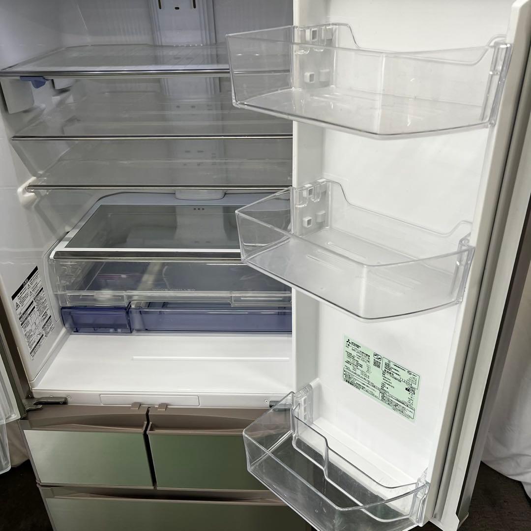 927❤️　冷蔵庫　500ℓ級　大型　三菱　両開き　シルバー　安い　中古　設置無料