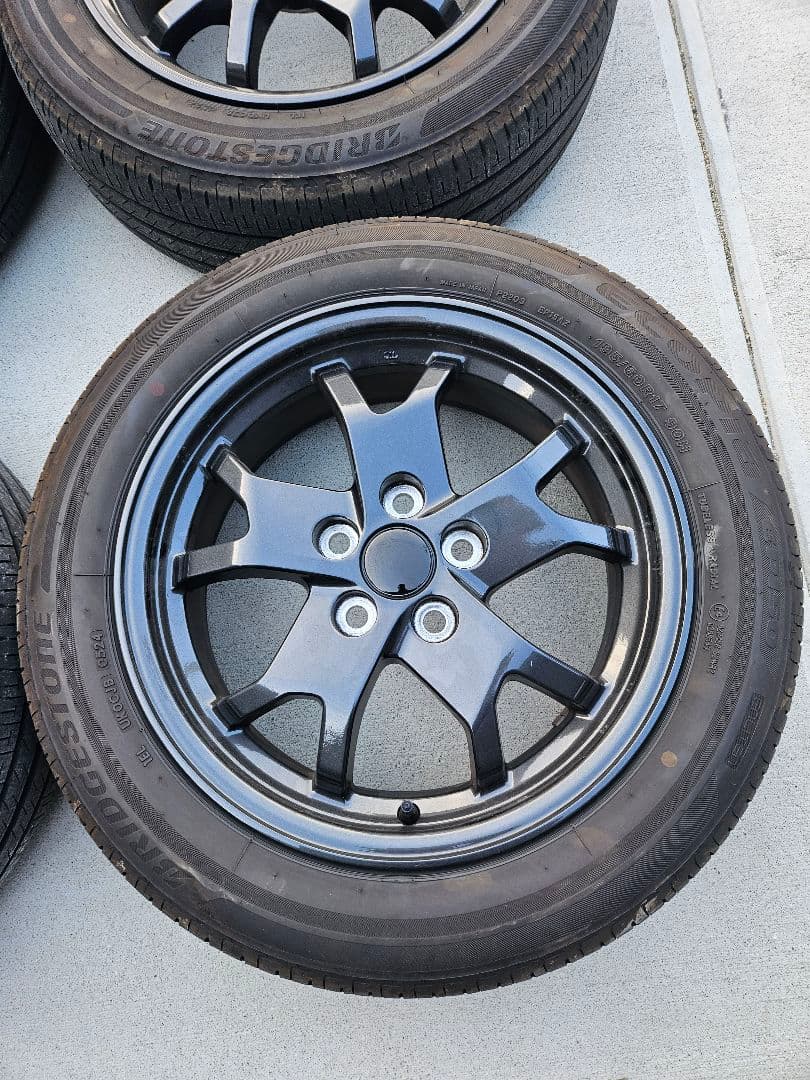 60プリウス　Uグレード純正ホイール　深溝