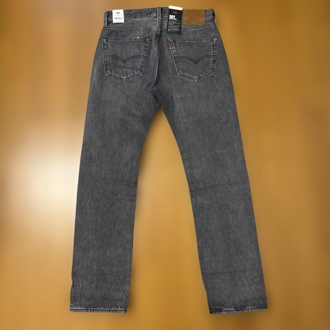 Levi's 501 W32 L32セルビッジ ブラックデニム