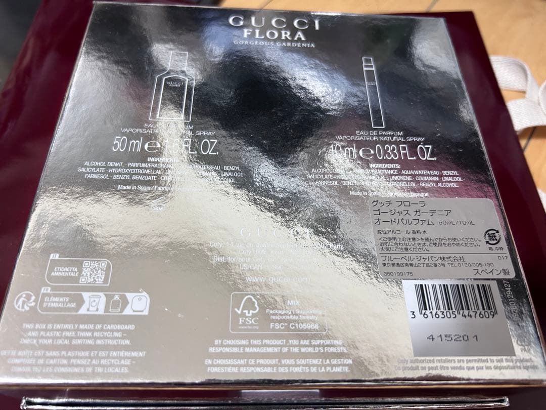 GUCCI FLORA GORGEOUS GARDENIA 香水セット