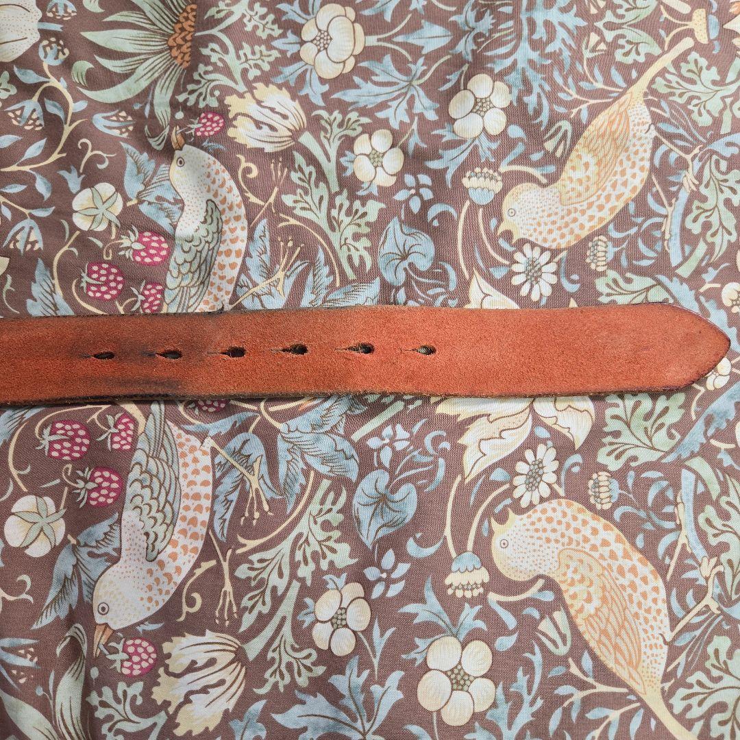 45rpm レザー ベルト 赤