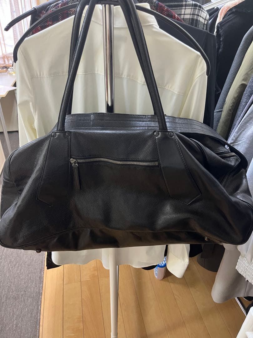 期間限定特別価格/AKM/レザー ボストンバッグ