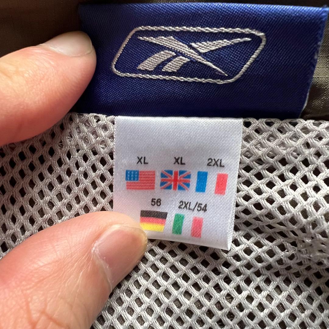 希少90's Reebok ナイロン　テックジャケット　MARS y2k