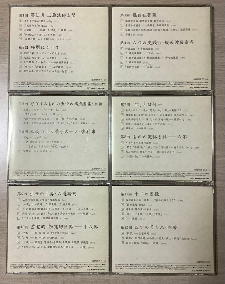 般若心経に学ぶ 花山勝友 CD12巻セット