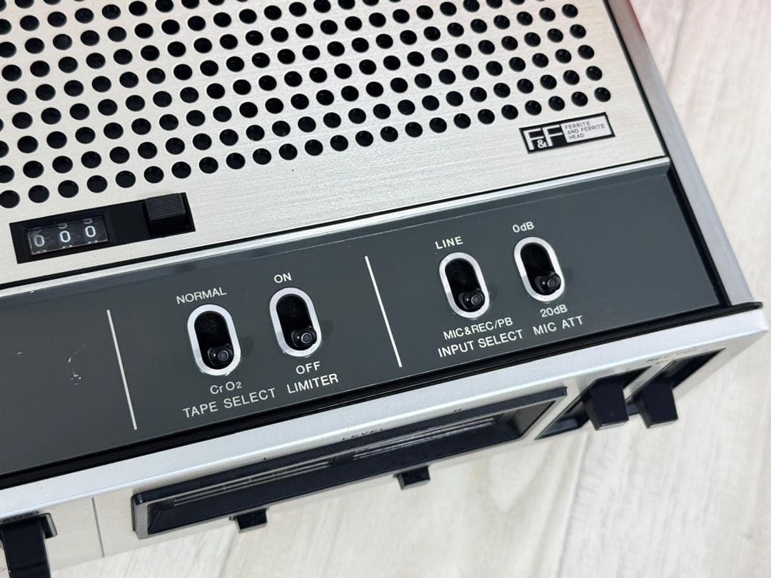 【動作品】レア｜SONY デンスケ TC-2800｜高音質レトロカセット当時物