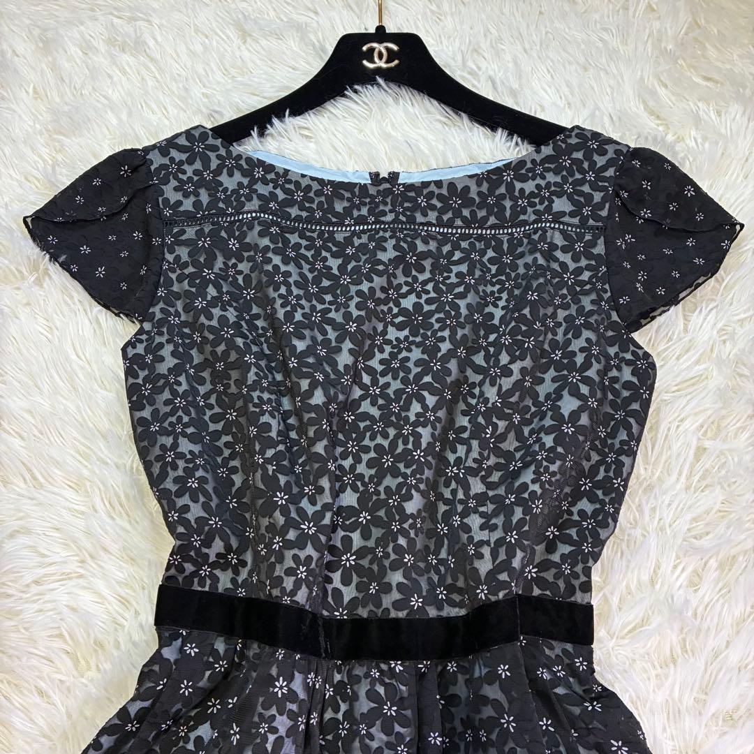 【美品】トッカ WINTER COSMOSドレス ワンピース 総柄 花柄 6