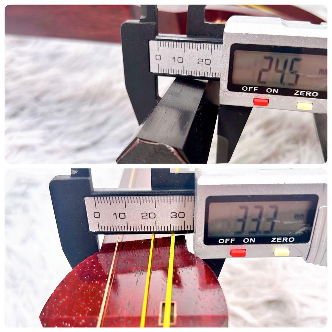 津軽三味線　高級花林材　太棹　本皮　皮破れなし　　東さわり　りんどう　GP24